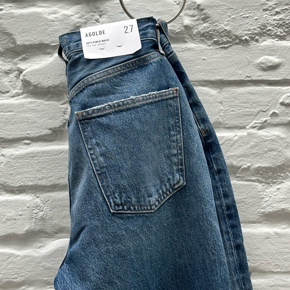 Agolde Classic Blue Denim Jeans